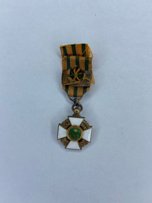 LUXEMBOURG ORDER OF THE OAKEN CROWN GRAND OFFICER GRADE MINIATURE. RARE!
