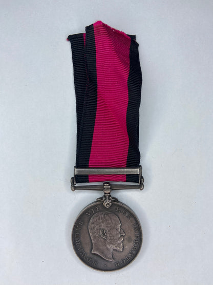 Natal Rebellion Medal w/ 1906 clasp