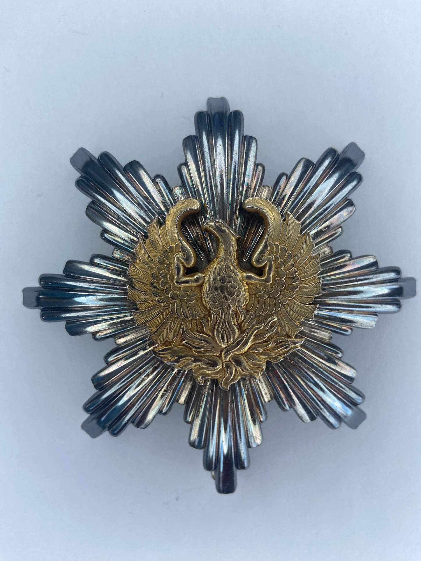 Greece Order of the Phoenix Grand Cross Badge, Sash & Breast Star. Type 2.