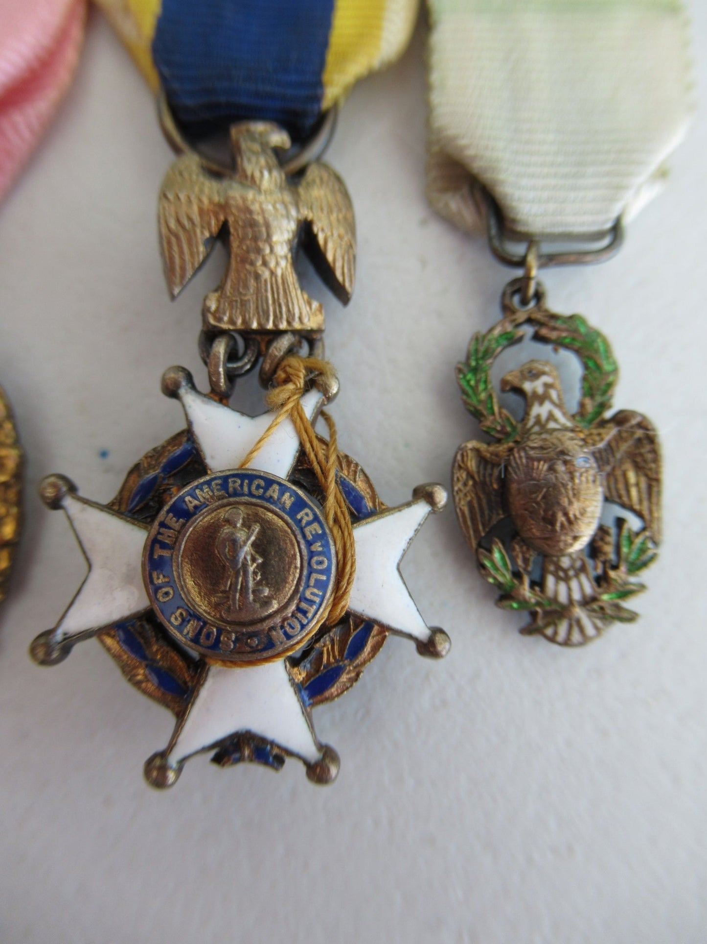 USA COMPLETE GROUP OF MEDALS BELONGING TO GENERAL HUNTINGTON HILL FEATURING A PURPLE HEART FOR VALOR AND MANY OTHER NAMED MEDALS