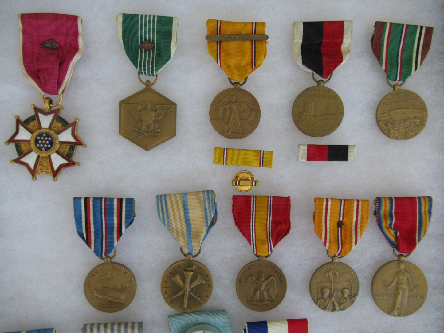 USA GROUP OF MEDALS DOCUMENTS BELONGING TO COL. PHILIP J. GALANTI.