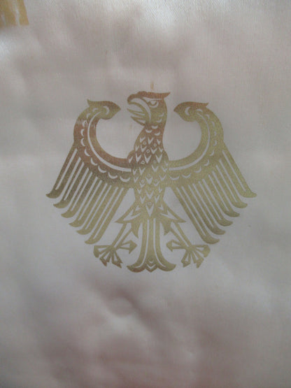 Germany Federal Republic Order Of Merit Grand Cross set sash, badge, and breast star, and lapel pin. Silver/gilt. Boxed. Rare!