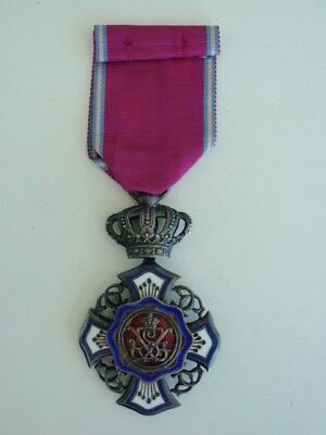 BELGIUM CONGO ORDER OF THE LION KNIGHT. TYPE 2 WITH LARGER CROWN. RARE