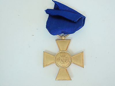 GERMANY PRUSSIA 25 YEAR OFFICER'S LONG SERVICE CROSS MEDAL. RARE. VF+