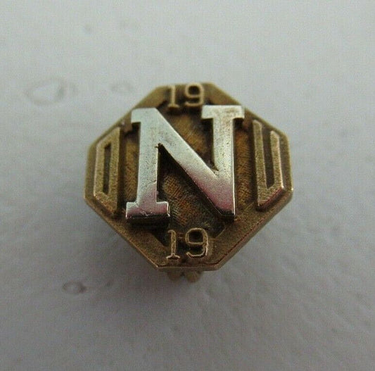 USA FRATERNITY SWEETHEART PIN DNU 1919. MADE IN GOLD. 1649