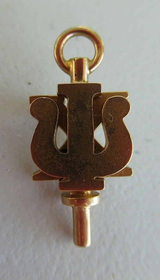USA FRATERNITY PIN KEY PSI CHI. MADE IN GOLD. DATED 1953. NAMED. 1728