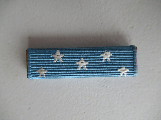 USA MOH SERVICE RIBBON FOR MEDAL. ORIGINAL ISSUE. WITH EMBRODEIRED STA