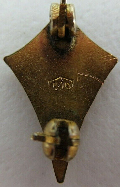 USA FRATERNITY SWEETHEART PIN. MADE IN GOLD FILLED. MARKED. 1665