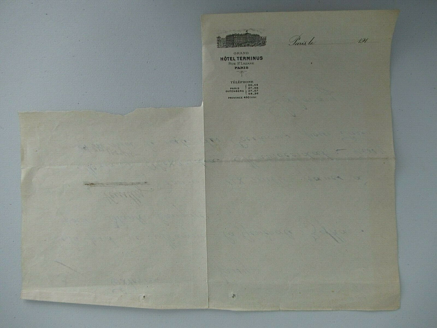 ROMANIA KINGDOM HAND WRITTEN LETTER BY PRIME MINISTER LAHOVARY. RARE!!
