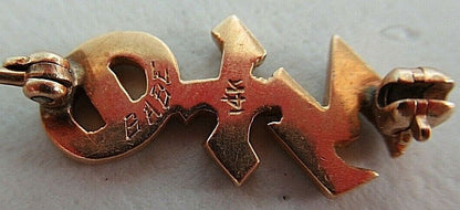USA FRATERNITY THETA CHI SIGMA. MADE IN GOLD 14K. NAMED. 1378