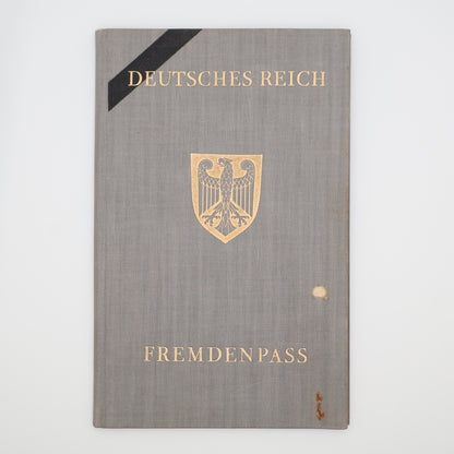 1933 German Imperial Passport for foreign citizens