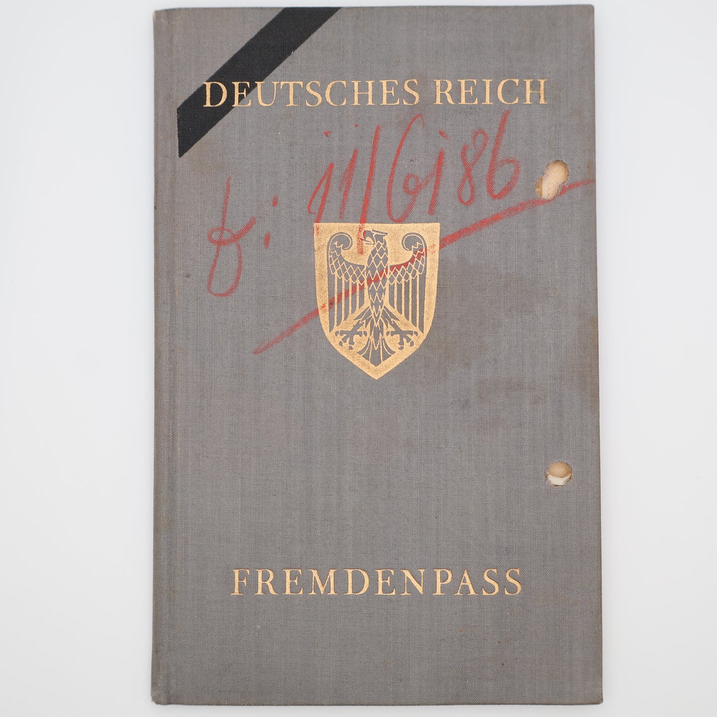 1933 German Imperial Passport for foreign citizens