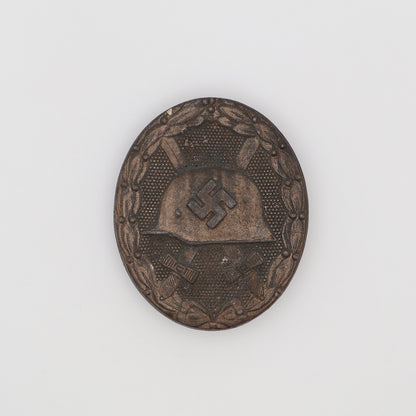 German WWII Silver Wound Badge, Maker Marked 65