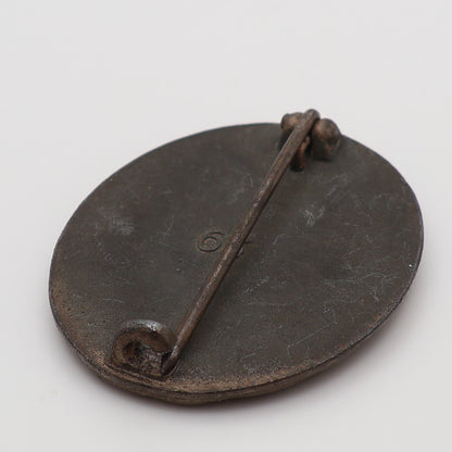 German WWII Silver Wound Badge, Maker Marked 65