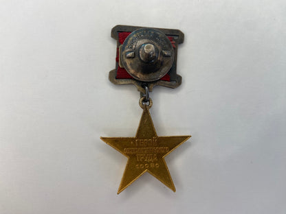 Soviet Russia Hero of Socialist Labor Medal