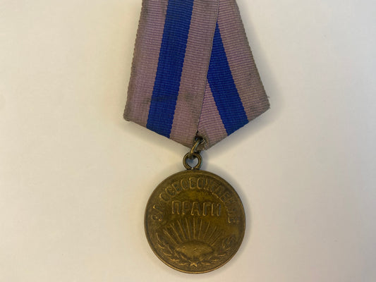 Soviet Russia Liberation of Prague Medal