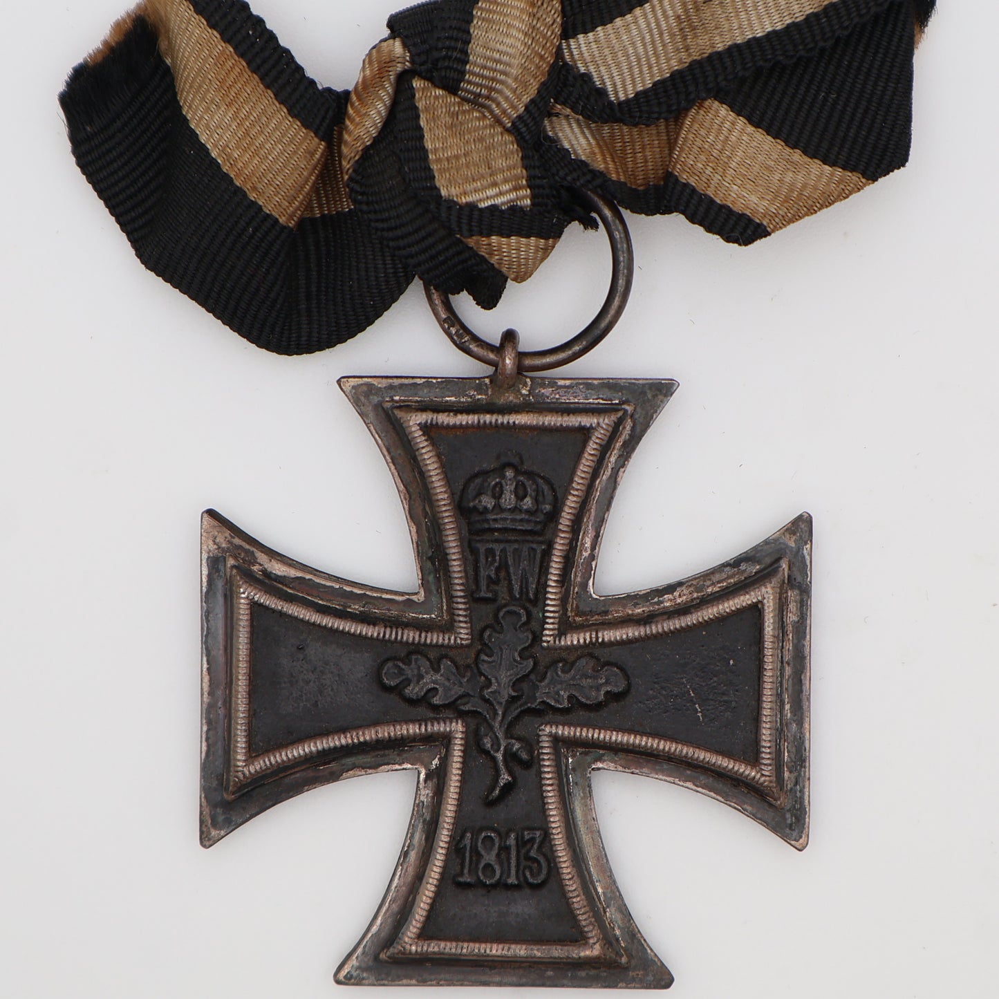 Germany WWI 1914 EK2. Maker Marked "R.W." Cased. Iron Cross II Class