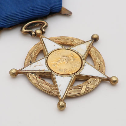 Chile Order of Merit, Type I, I Class Medal, 18k Gold, C. 1906