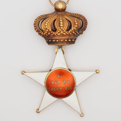 Italy Order of the Colonial Star Commander Cross