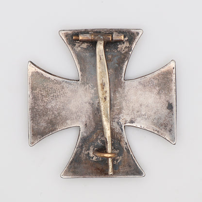 Germany WWI 1914 EK1. Hallmarked "800". Cased. Iron Cross I Class