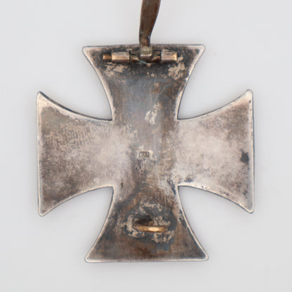 Germany WWI 1914 EK1. Hallmarked "800". Cased. Iron Cross I Class