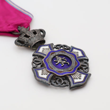 Belgium Royal Order of the Lion Knight Grade Medal