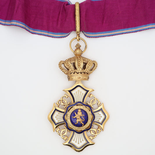 Belgium Royal Order of the Lion Commander Grade Medal