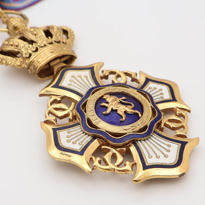 Belgium Royal Order of the Lion Commander Grade Medal