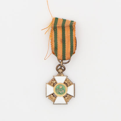 Luxembourg Order of the Oak Crown Officer Grade Miniature Medal