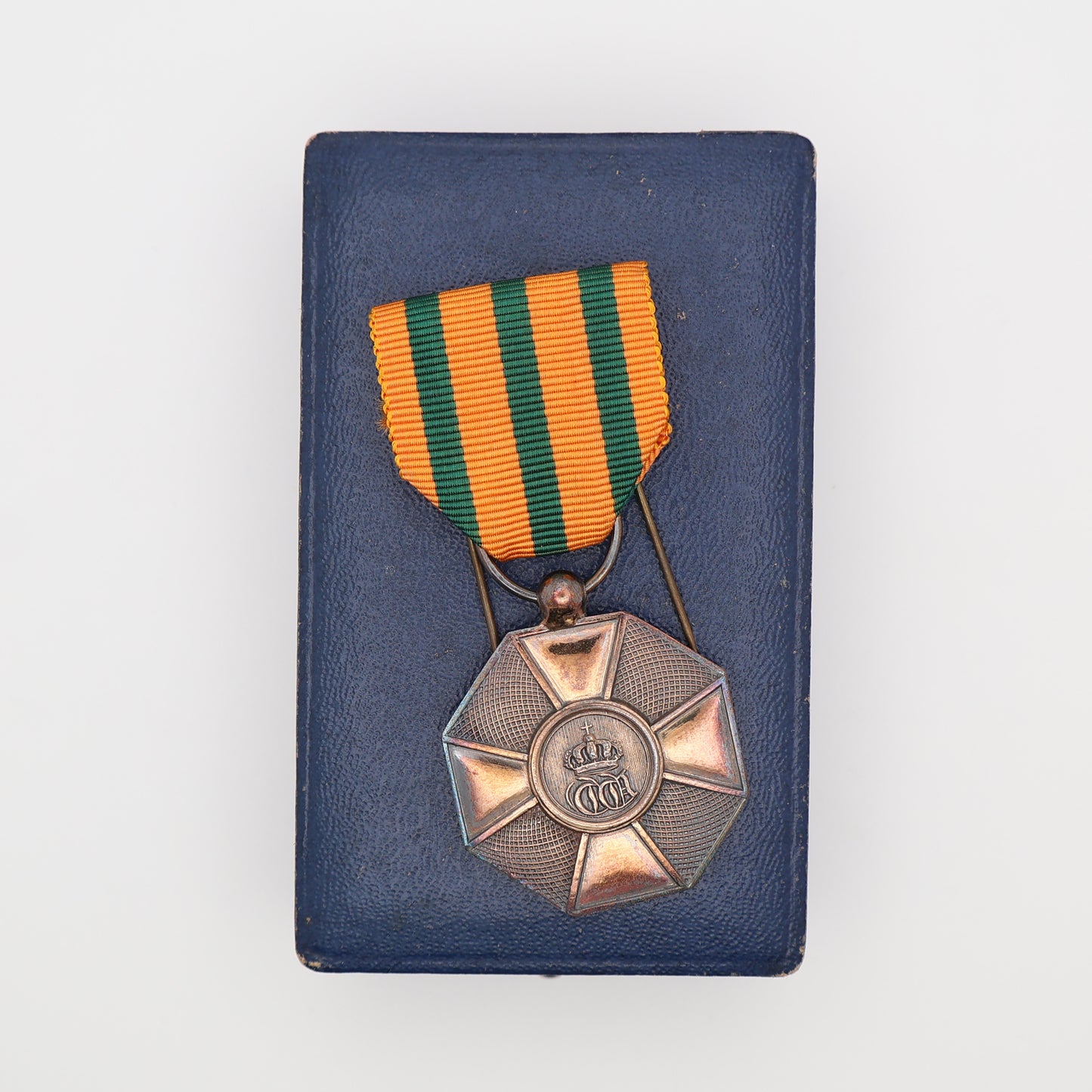 Luxembourg Order of the Oak Crown Silver Medal, Cased