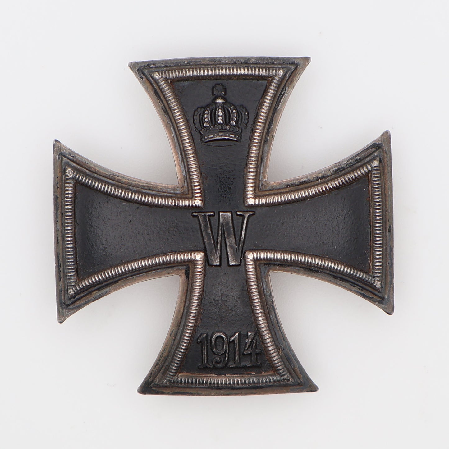 Germany WWI 1914 EK1. Hallmarked "800". Cased. Iron Cross I Class