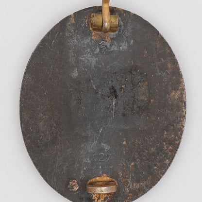 German WWII Gold Wound Badge, Maker Marked 127