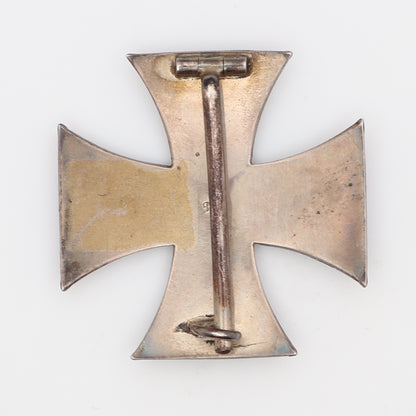 Germany WWI 1914 EK1. Hallmarked "800". Cased. Iron Cross I Class