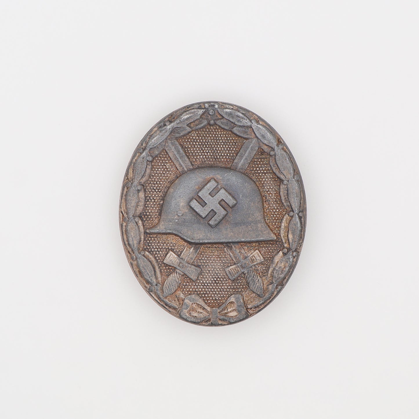 German WWII Silver Wound Badge, Maker Marked 107