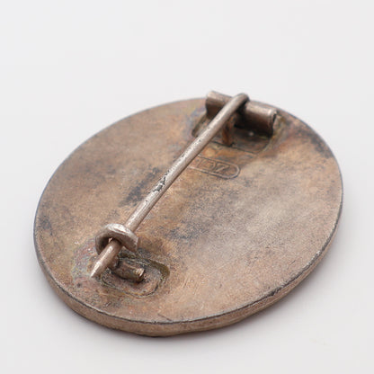 German WWII Silver Wound Badge, Maker Marked 107
