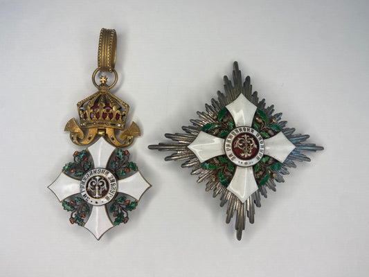 Bulgaria Kingdom Order of Civil Merit Grand Officer set