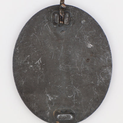 German WWII Silver Wound Badge, Maker Marked 30