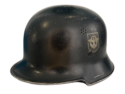 Nazi Germany WW2 Police Helmet