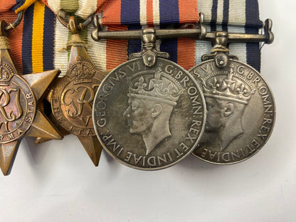 A British 6 Medal Bar Belonging to R.P.O DAZLEY