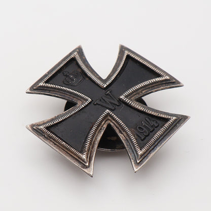 Germany Prussia 1914 EK1, Iron Cross I Class Prinzen Sized Screwback "JG u.S"