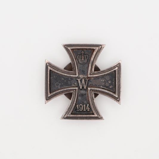 Germany Prussia 1914 EK1, Iron Cross I Class Prinzen Sized Screwback Hallmarked