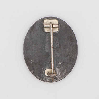 German WWII Silver Wound Badge, Maker Marked 107