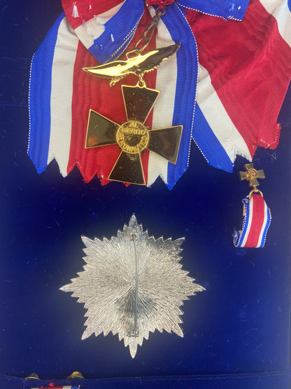 Uruguay Military Order for Aeronautical Merit. Grand Cross set