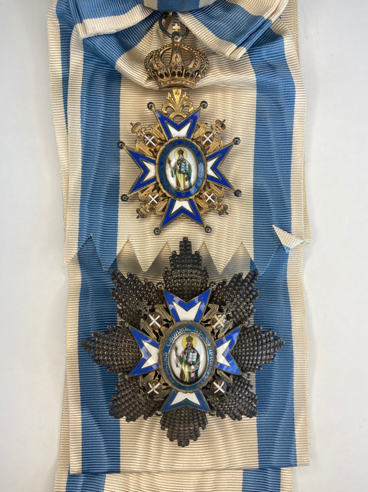 Serbia Order of Saint Sava Grand Cross Set