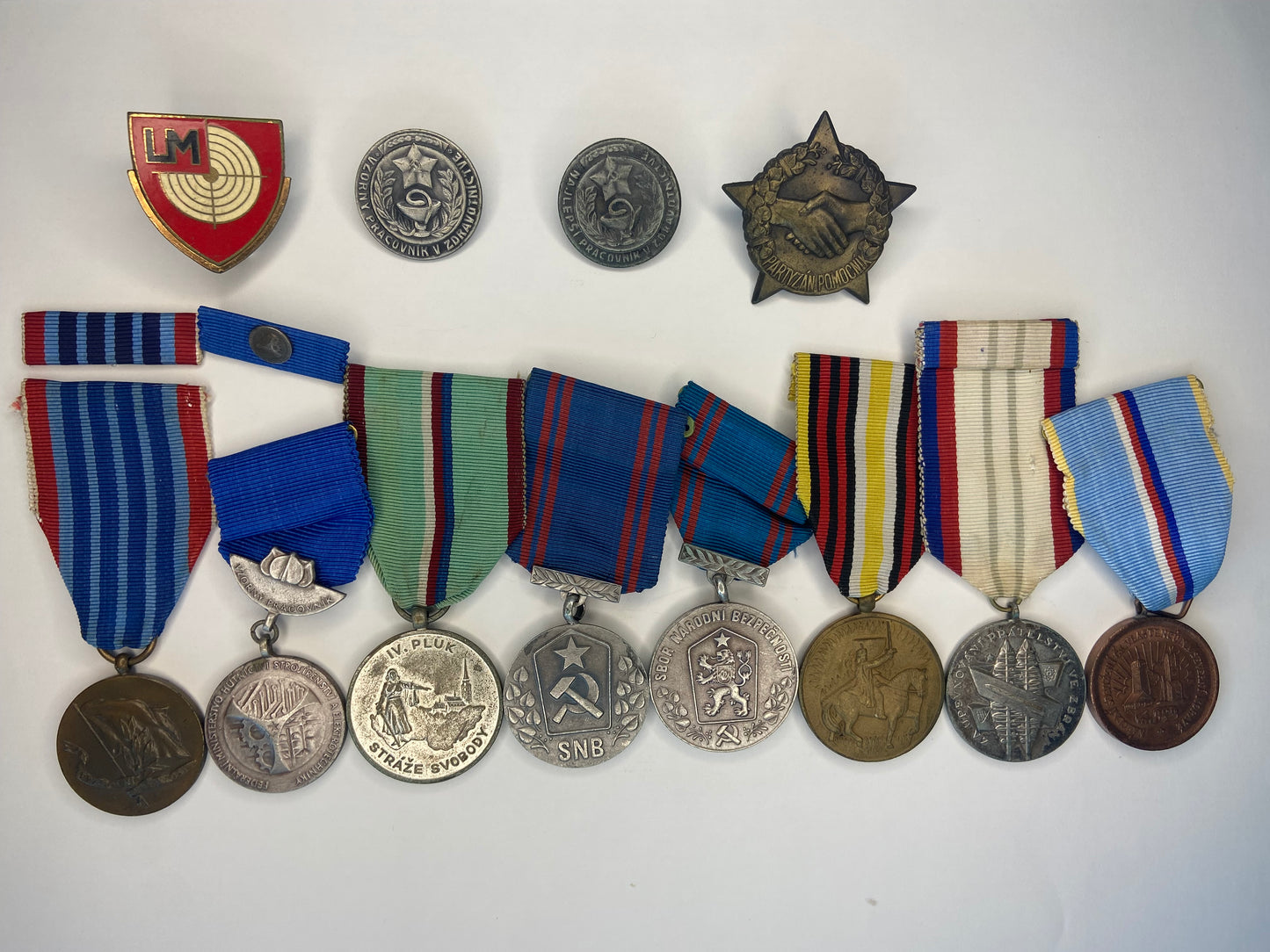 Group of Rare Czechoslovakian Socialist Medals