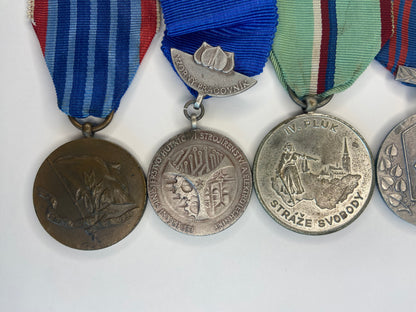 Group of Rare Czechoslovakian Socialist Medals