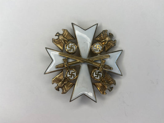 German WW2 Nazi Eagle Order 4th Class Neck Badge w/ Swords