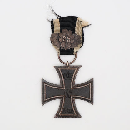 Germany Prussia 1870 EK2, Iron Cross II Class w/ Oak Leaves Clasp