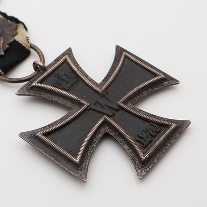 Germany Prussia 1870 EK2, Iron Cross II Class w/ Oak Leaves Clasp