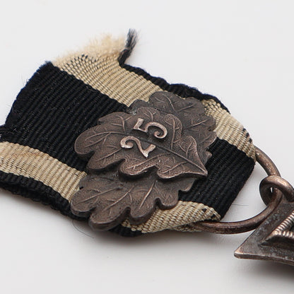 Germany Prussia 1870 EK2, Iron Cross II Class w/ Oak Leaves Clasp